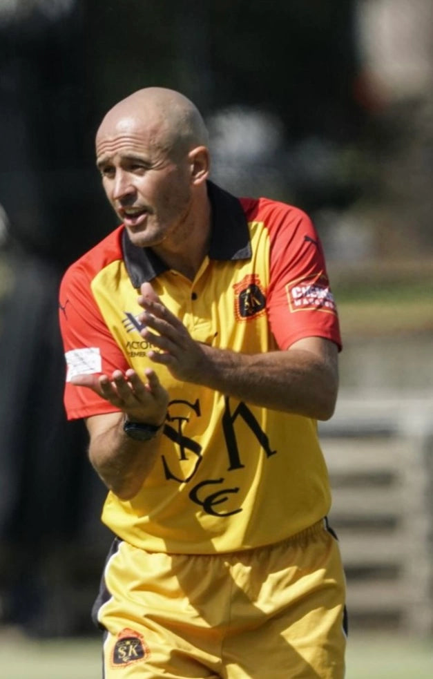 Cricket player, Simon O’Brien from The Rocket Factory